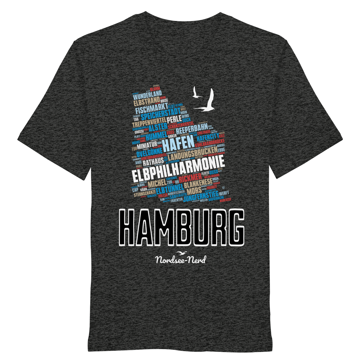 Hamburg  | Wortwolke | Unisex Shirt Premium