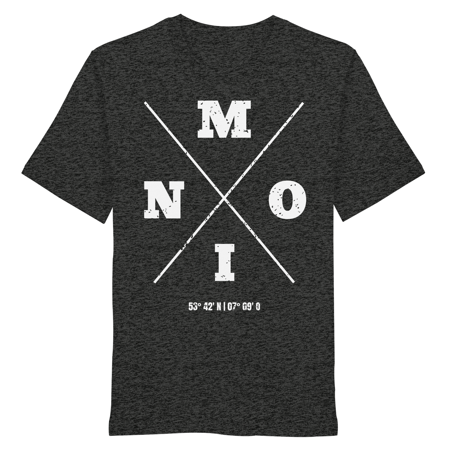 Moin Koordinaten | Heimat im Herzen | Unisex Shirt Premium