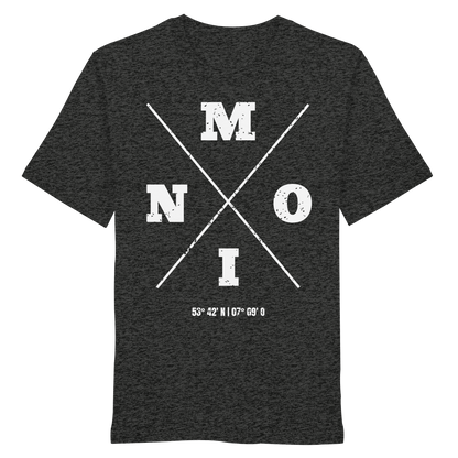 Moin Koordinaten | Heimat im Herzen | Unisex Shirt Premium