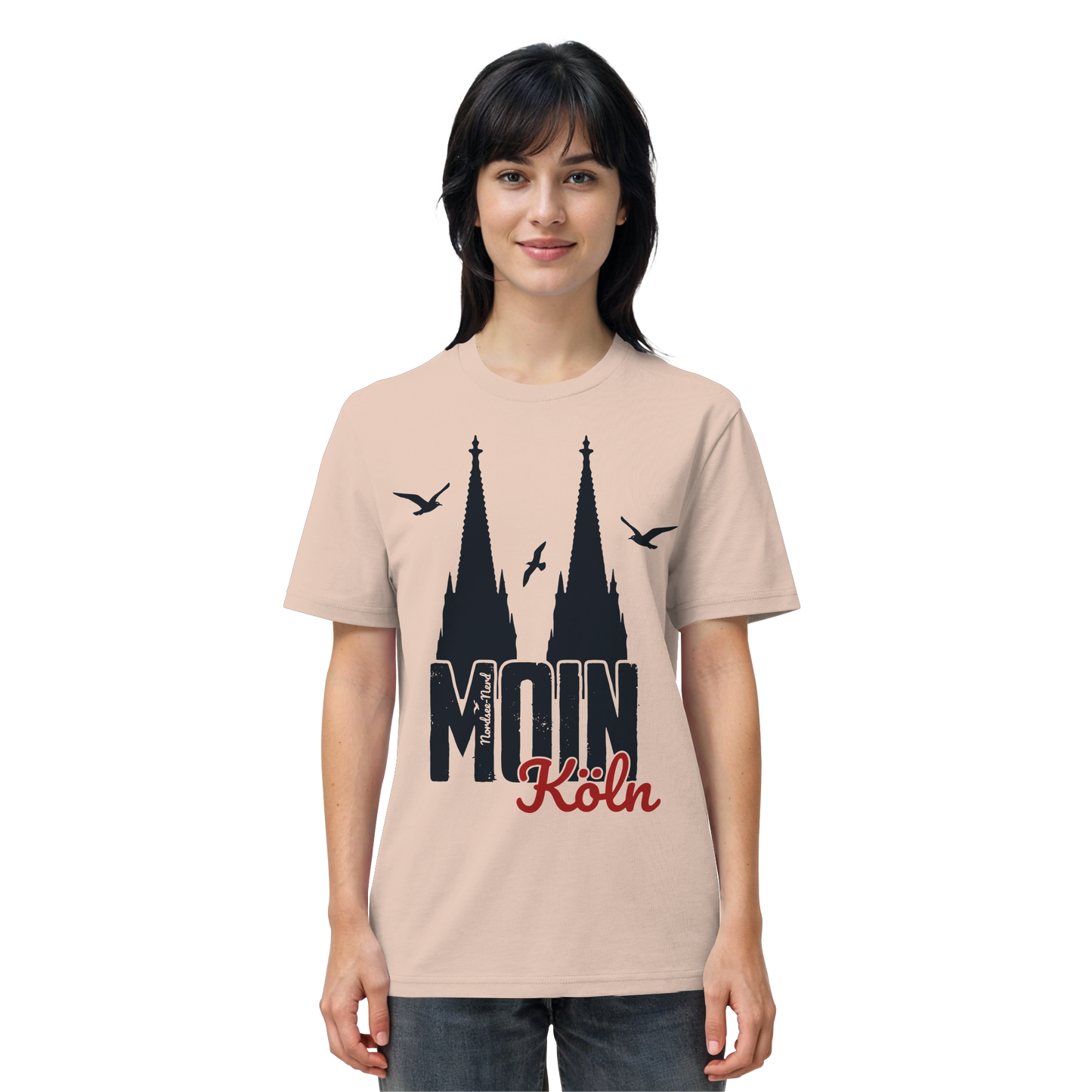 Moin Köln | Gruß von der Küste | Unisex Shirt Premium