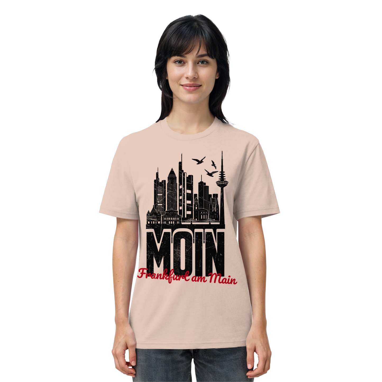Moin Frankfurt am Main | Gruß von der Küste | Unisex Shirt Premium