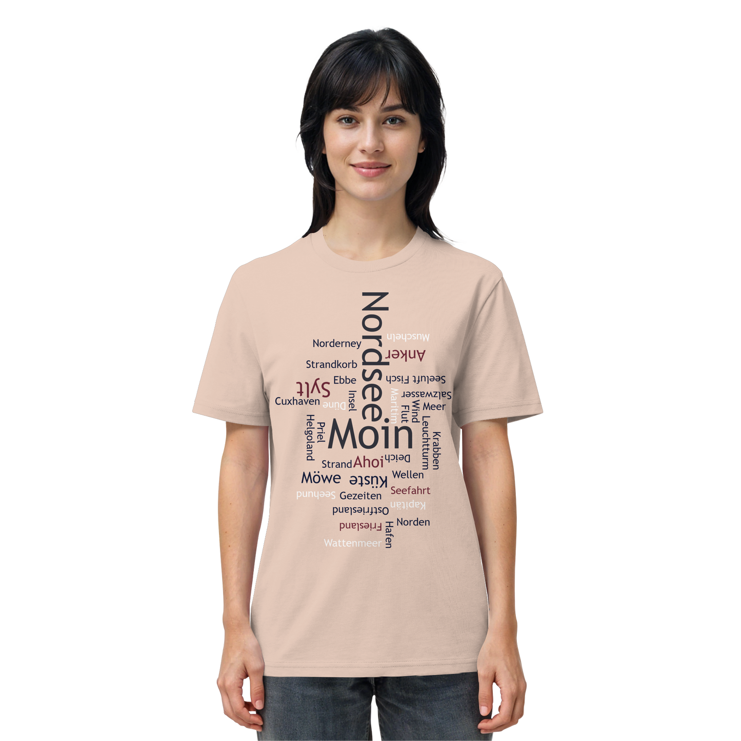 Nordsee Wortwolke | Meeresbrise spüren | Unisex Shirt Premium