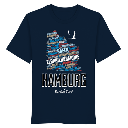 Hamburg  | Wortwolke | Unisex Shirt Premium