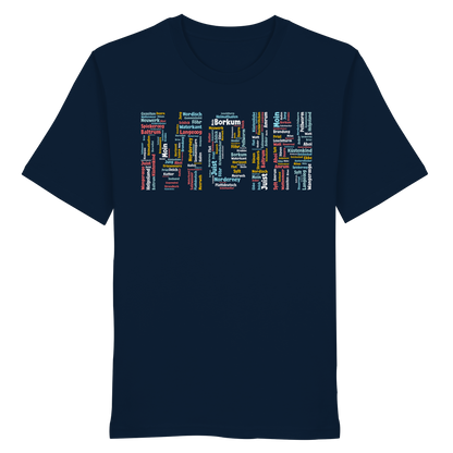 Moin Wortwolke | 100% Bio-Baumwolle | Unisex Shirt Premium