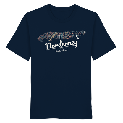 Norderney Wortwolke | 100% Bio-Baumwolle | Unisex Shirt Premium