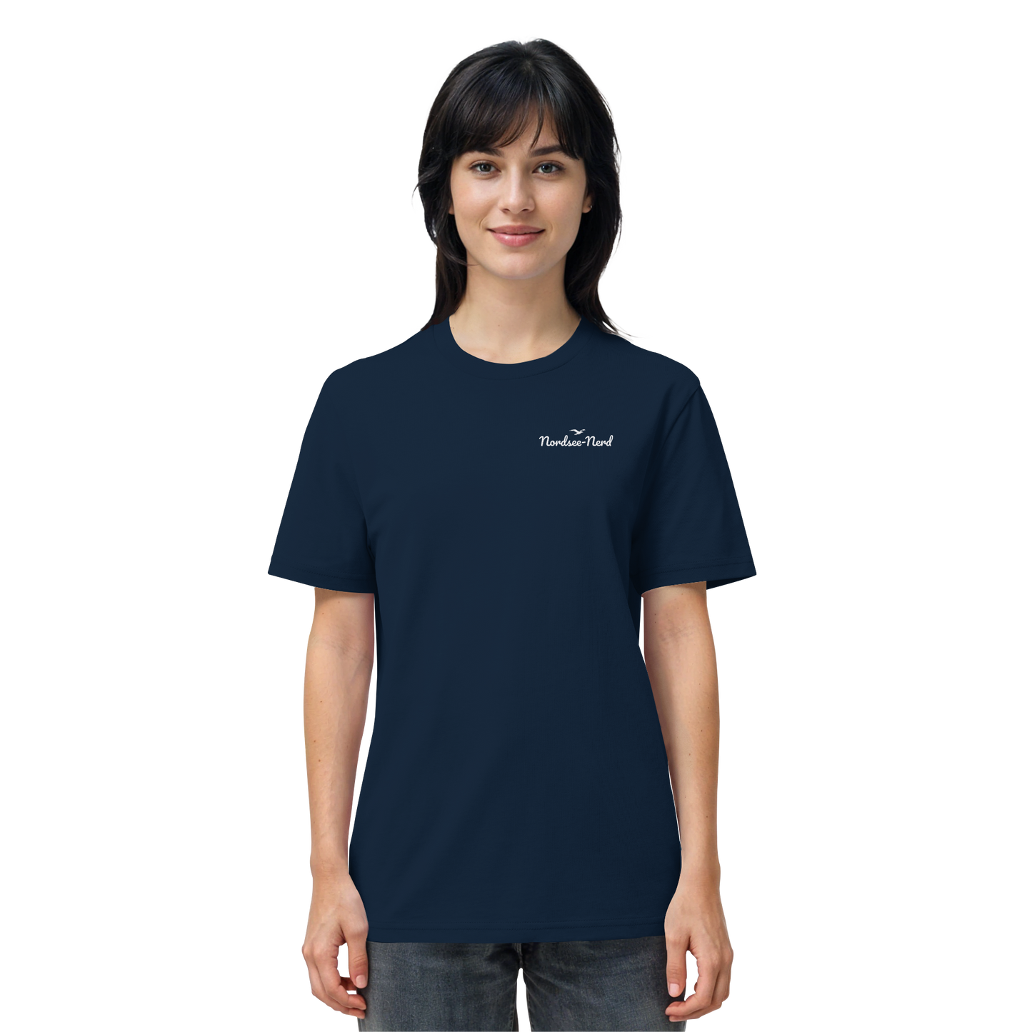 Nordsee-Nerd | Stick-Motiv | Unisex Shirt Premium