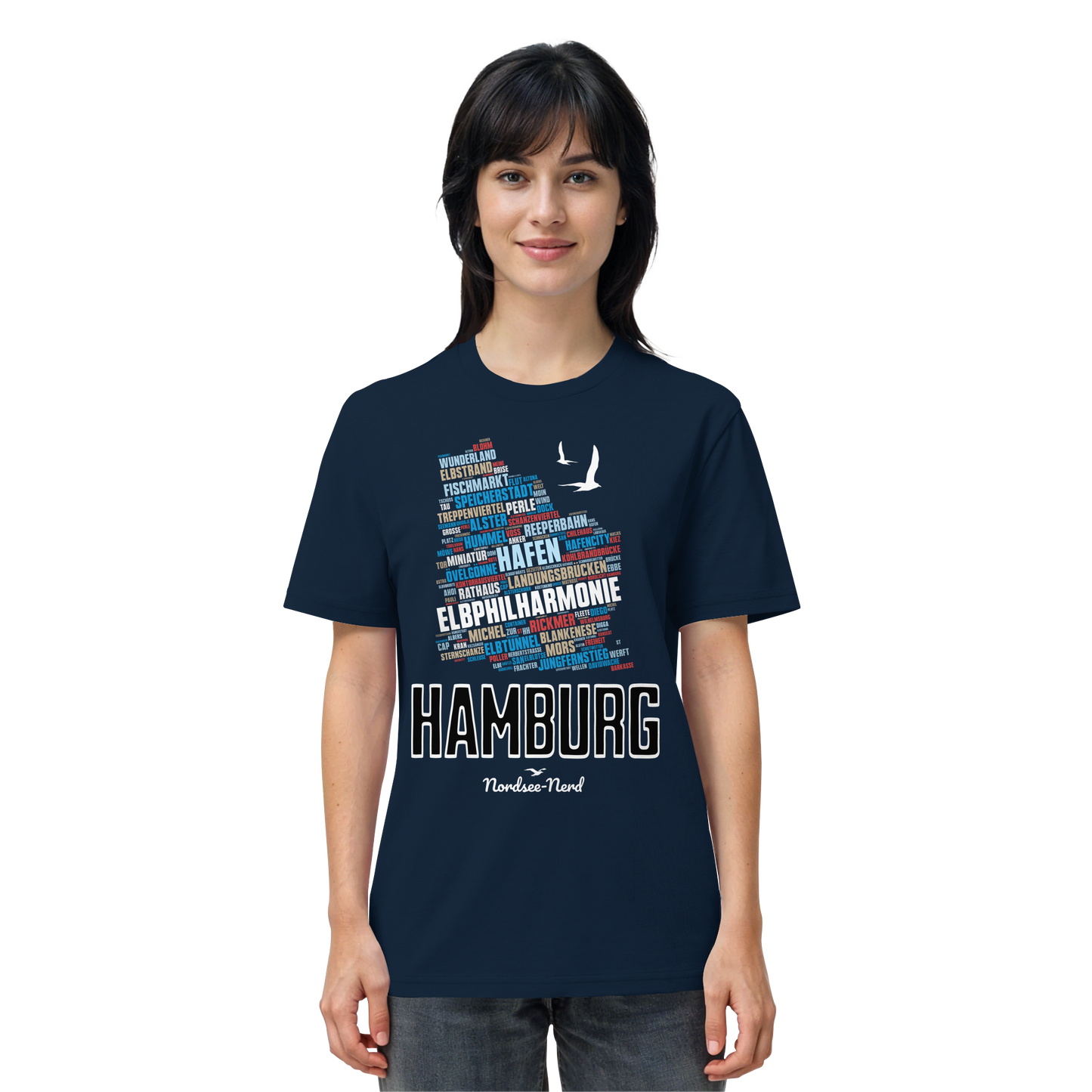 Hamburg  | Wortwolke | Unisex Shirt Premium