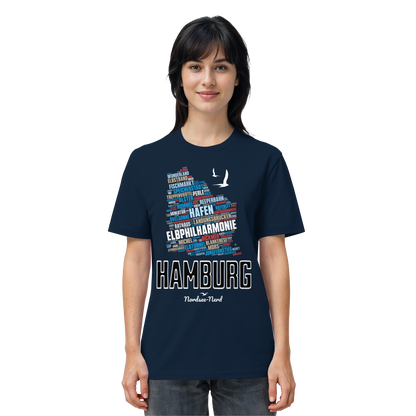 Hamburg  | Wortwolke | Unisex Shirt Premium