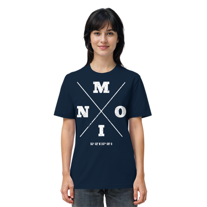 Moin Koordinaten | Heimat im Herzen | Unisex Shirt Premium