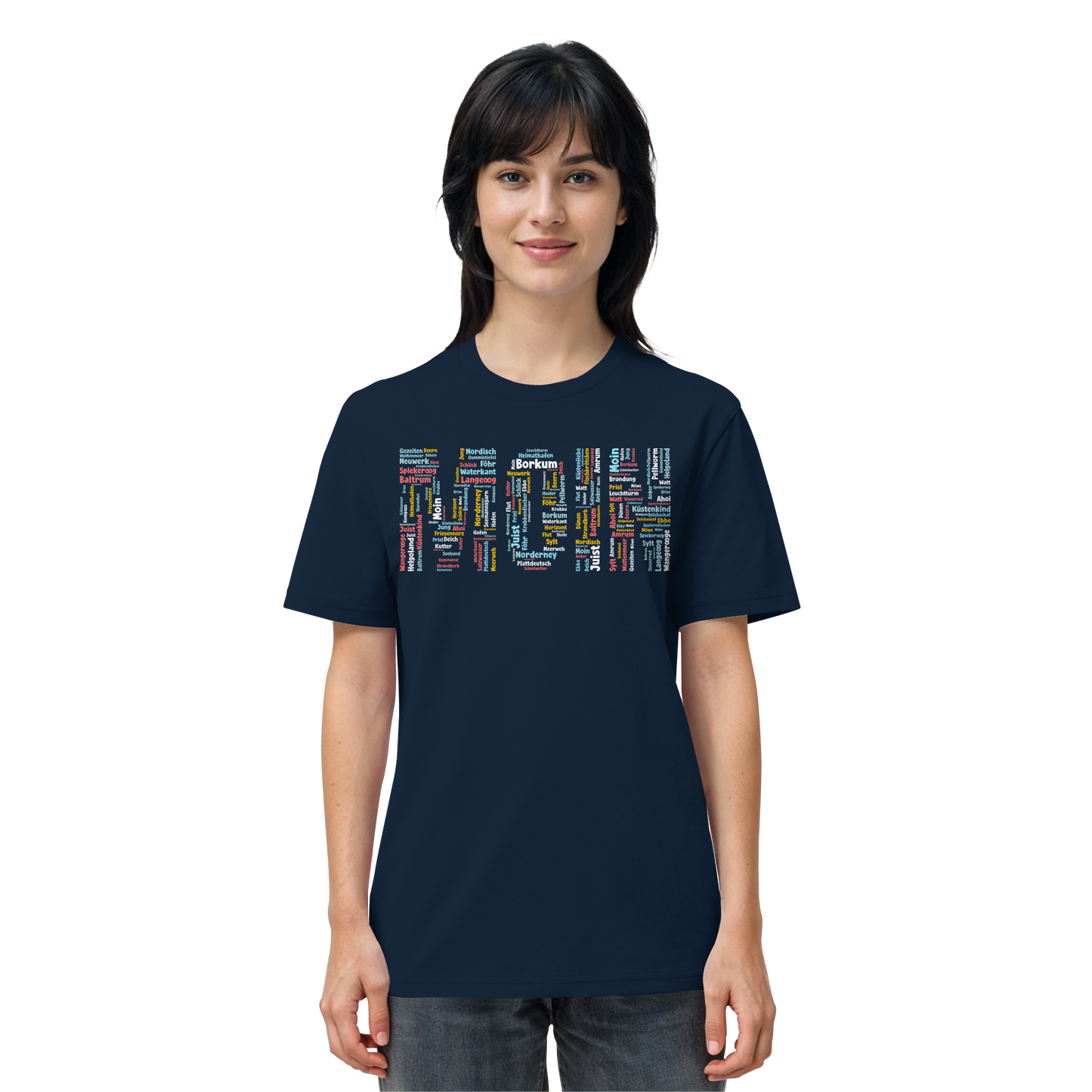 Moin Wortwolke | 100% Bio-Baumwolle | Unisex Shirt Premium