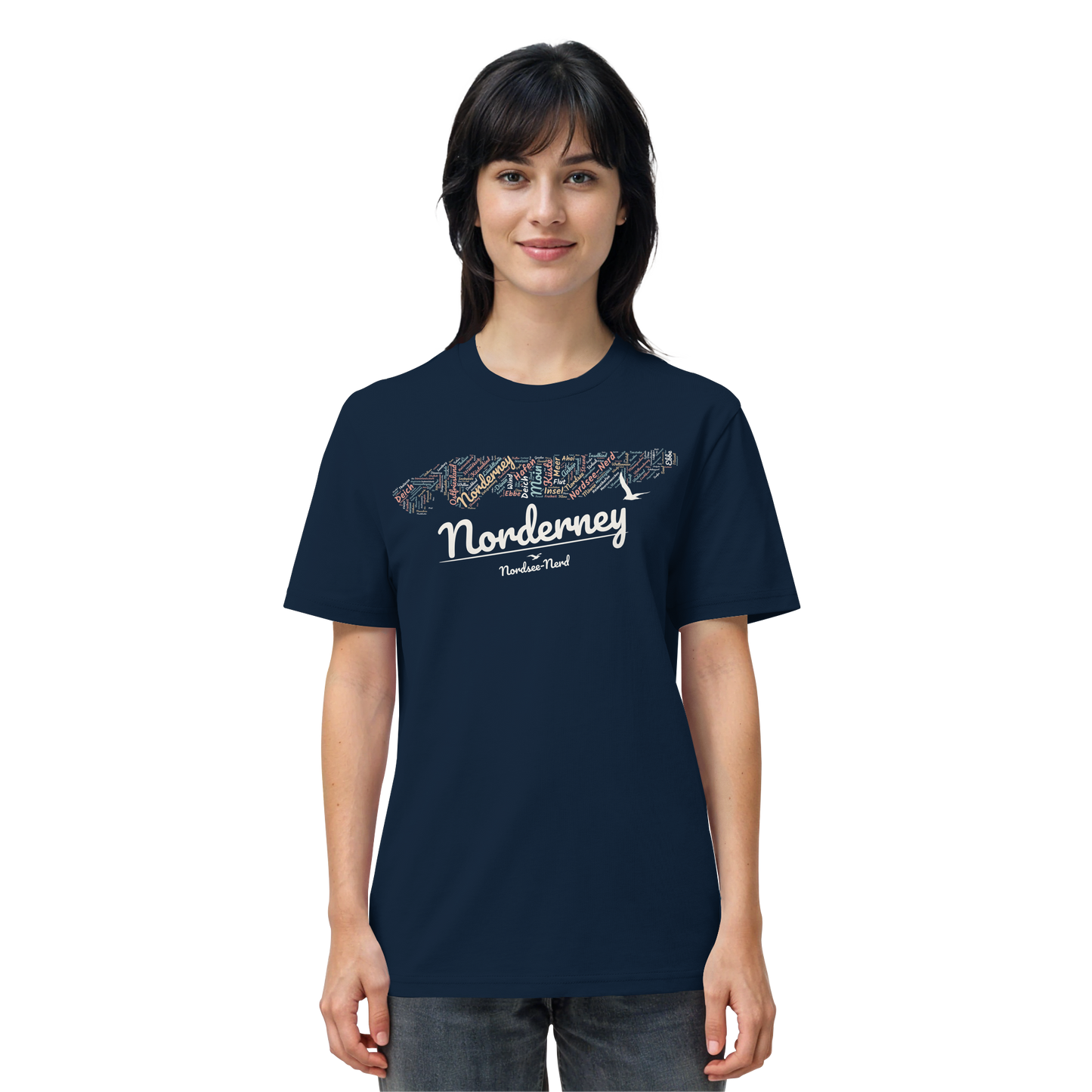 Norderney Wortwolke | 100% Bio-Baumwolle | Unisex Shirt Premium
