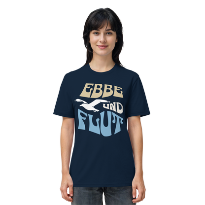 Ebbe & Flut Möwe | Unbeschwertheit genießen | Unisex Shirt Premium