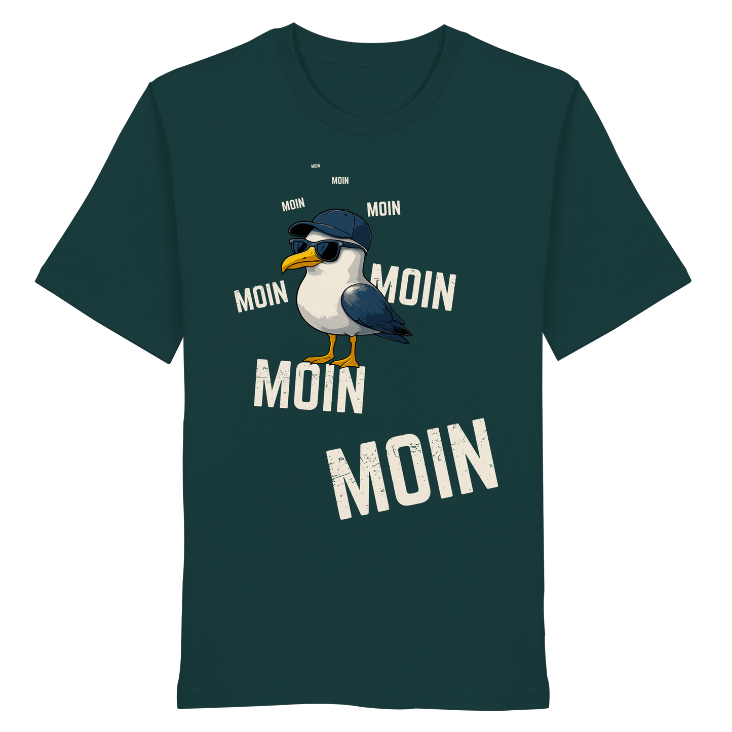 Moin Möwe | Maritimes Lebensgefühl | Unisex Shirt Premium