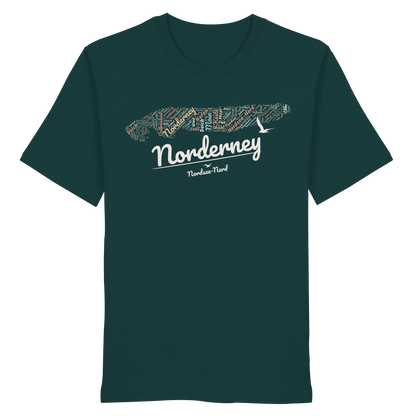 Norderney Wortwolke | 100% Bio-Baumwolle | Unisex Shirt Premium