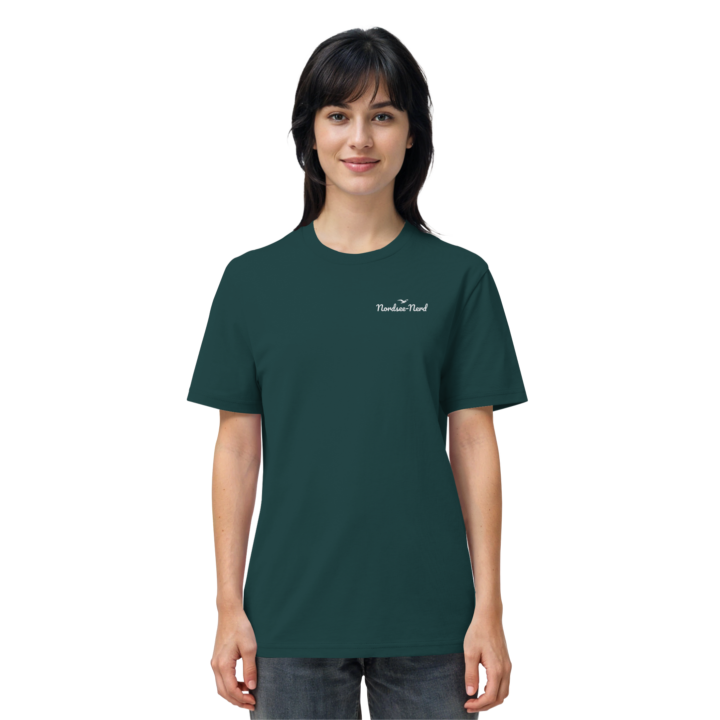 Nordsee-Nerd | Stick-Motiv | Unisex Shirt Premium
