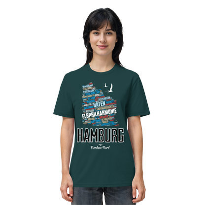 Hamburg  | Wortwolke | Unisex Shirt Premium