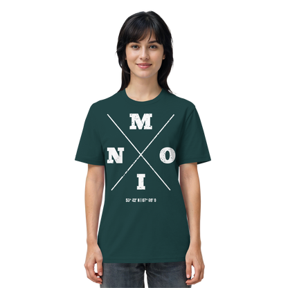 Moin Koordinaten | Heimat im Herzen | Unisex Shirt Premium