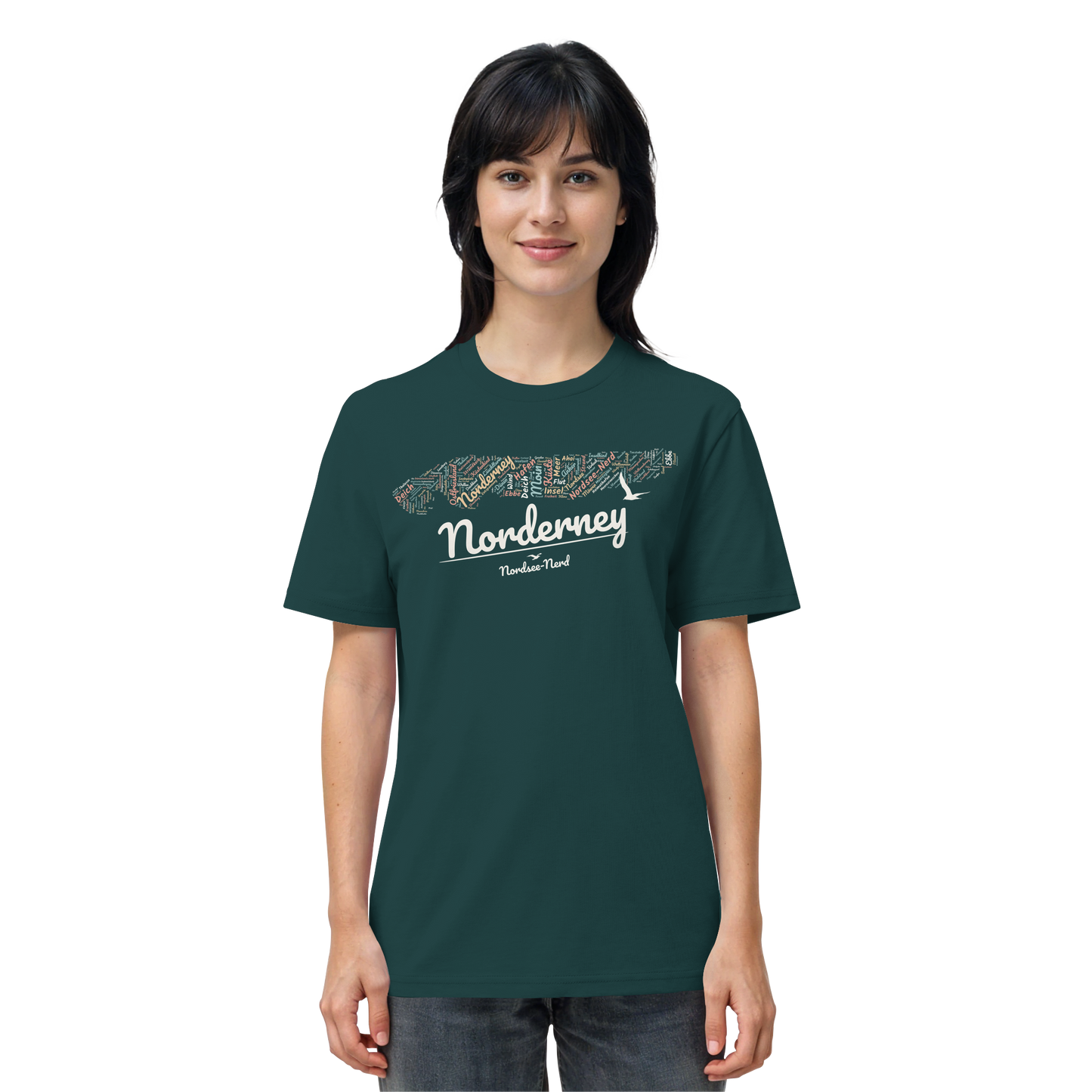 Norderney Wortwolke | 100% Bio-Baumwolle | Unisex Shirt Premium