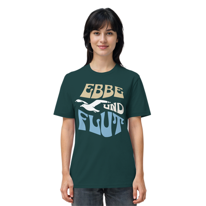 Ebbe & Flut Möwe | Unbeschwertheit genießen | Unisex Shirt Premium