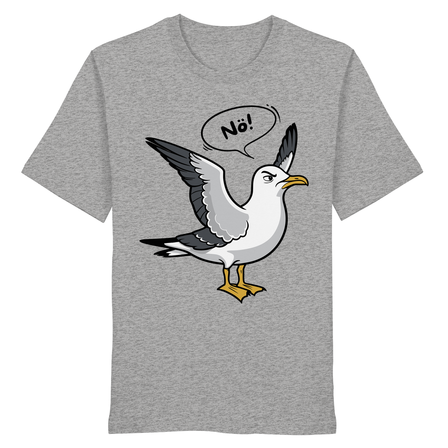 Möwe sagt Nö! | Küstenhumor | Unisex Shirt Premium