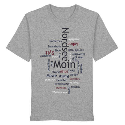 Nordsee Wortwolke | Meeresbrise spüren | Unisex Shirt Premium