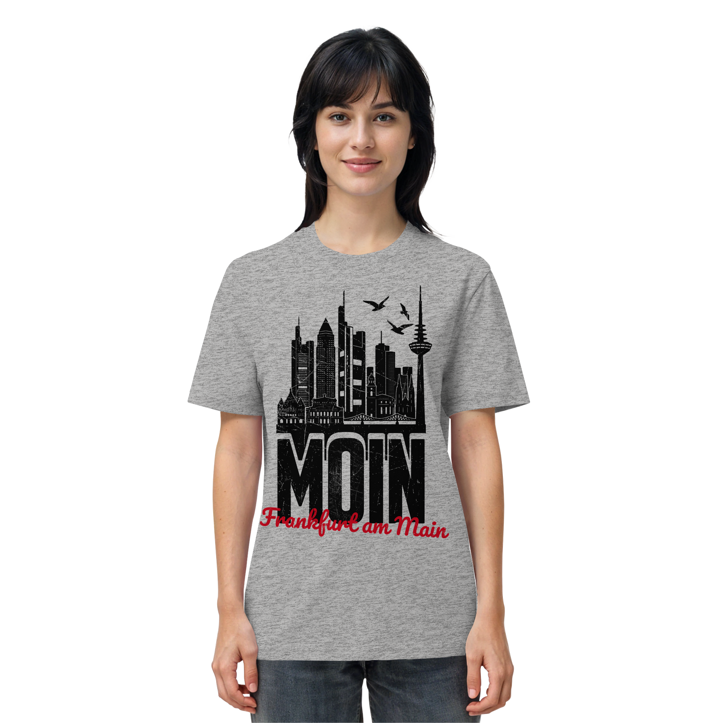 Moin Frankfurt am Main | Gruß von der Küste | Unisex Shirt Premium