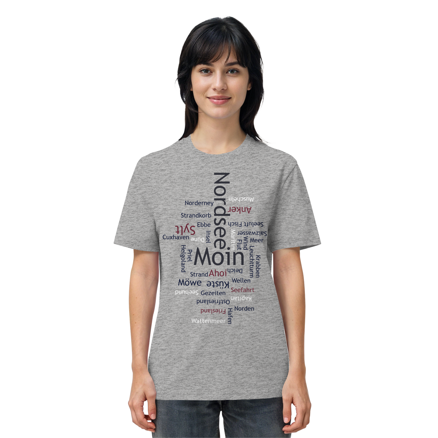 Nordsee Wortwolke | Meeresbrise spüren | Unisex Shirt Premium