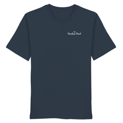 Nordsee-Nerd | Stick-Motiv | Unisex Shirt Premium