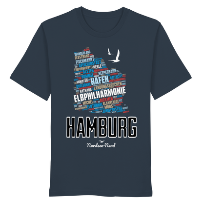 Hamburg  | Wortwolke | Unisex Shirt Premium