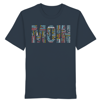 Moin Wortwolke | 100% Bio-Baumwolle | Unisex Shirt Premium