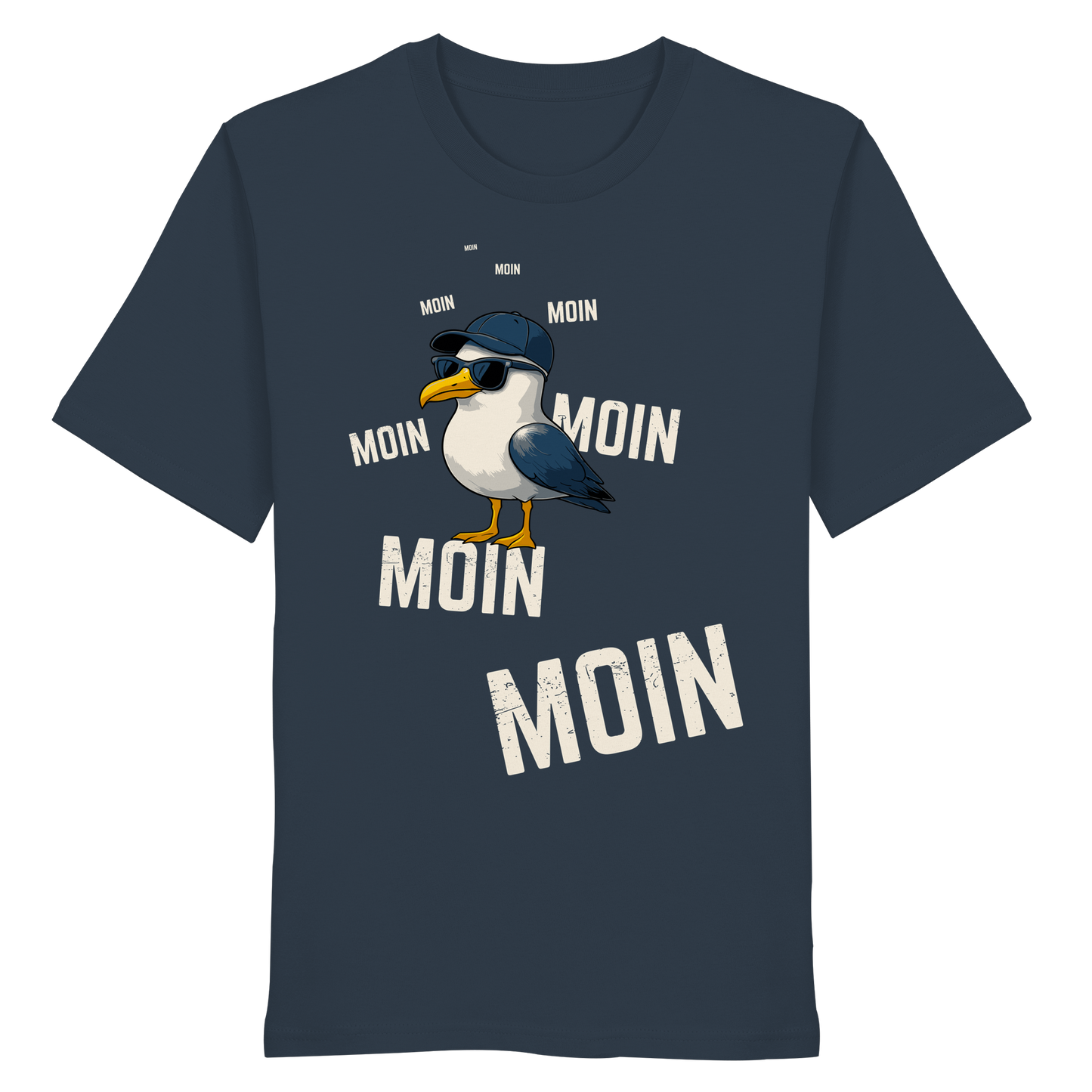 Moin Möwe | Maritimes Lebensgefühl | Unisex Shirt Premium
