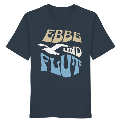 Ebbe & Flut Möwe | Unbeschwertheit genießen | Unisex Shirt Premium