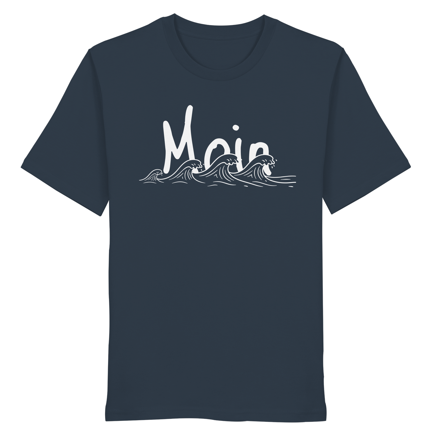 Moin & Wellen | Maritimes Lebensgefühl | Unisex Shirt Premium