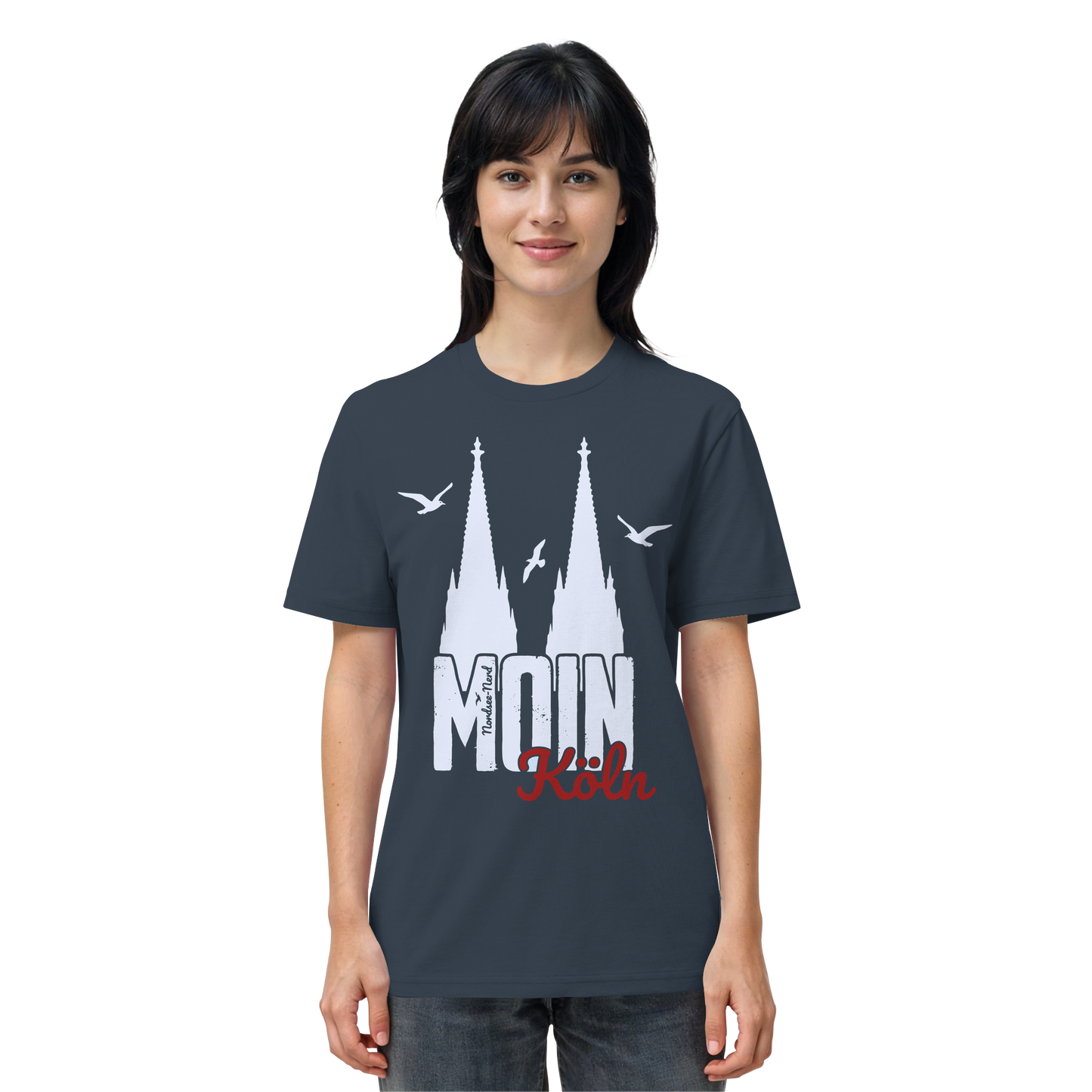 Moin Köln | Gruß von der Küste | Unisex Shirt Premium