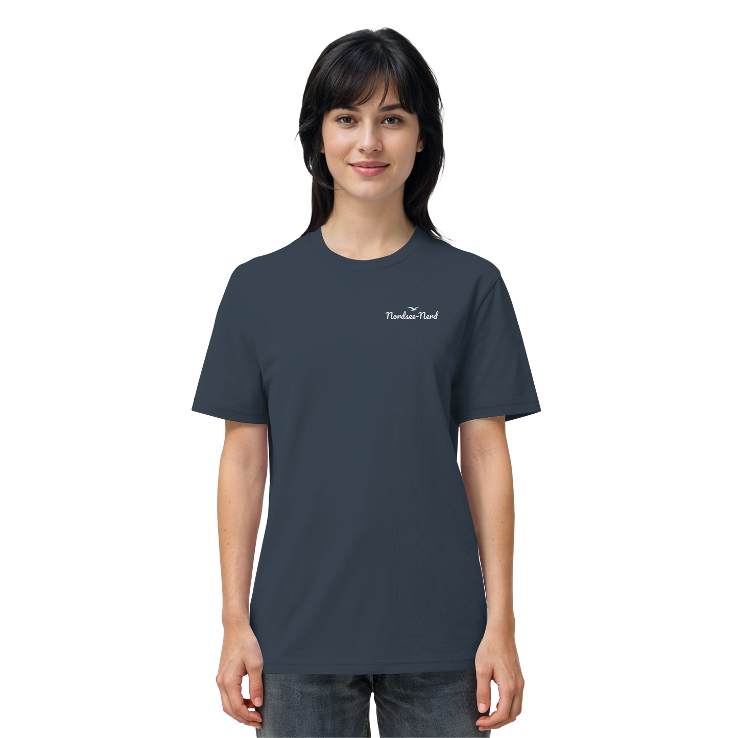 Nordsee-Nerd | Stick-Motiv | Unisex Shirt Premium