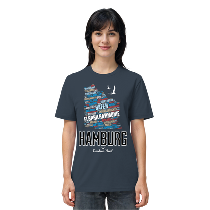 Hamburg  | Wortwolke | Unisex Shirt Premium