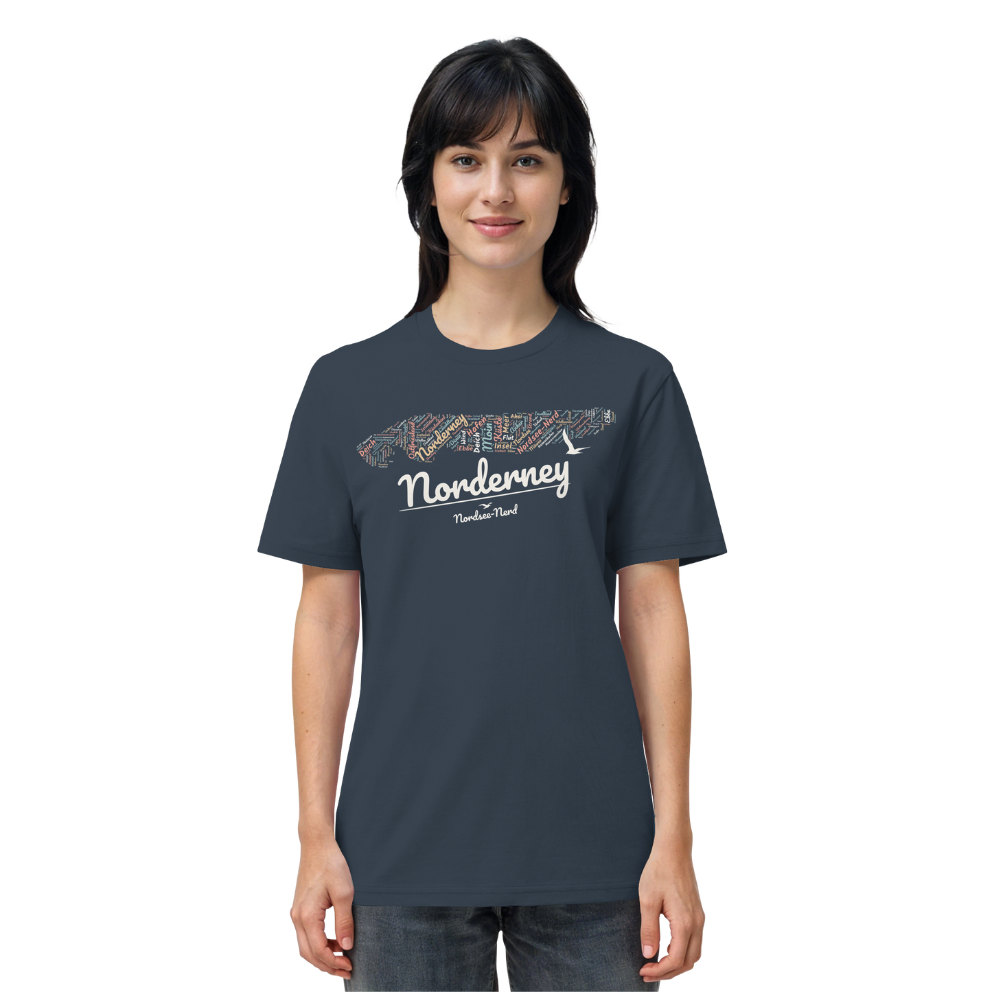 Norderney Wortwolke | 100% Bio-Baumwolle | Unisex Shirt Premium