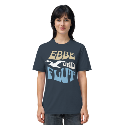 Ebbe & Flut Möwe | Unbeschwertheit genießen | Unisex Shirt Premium