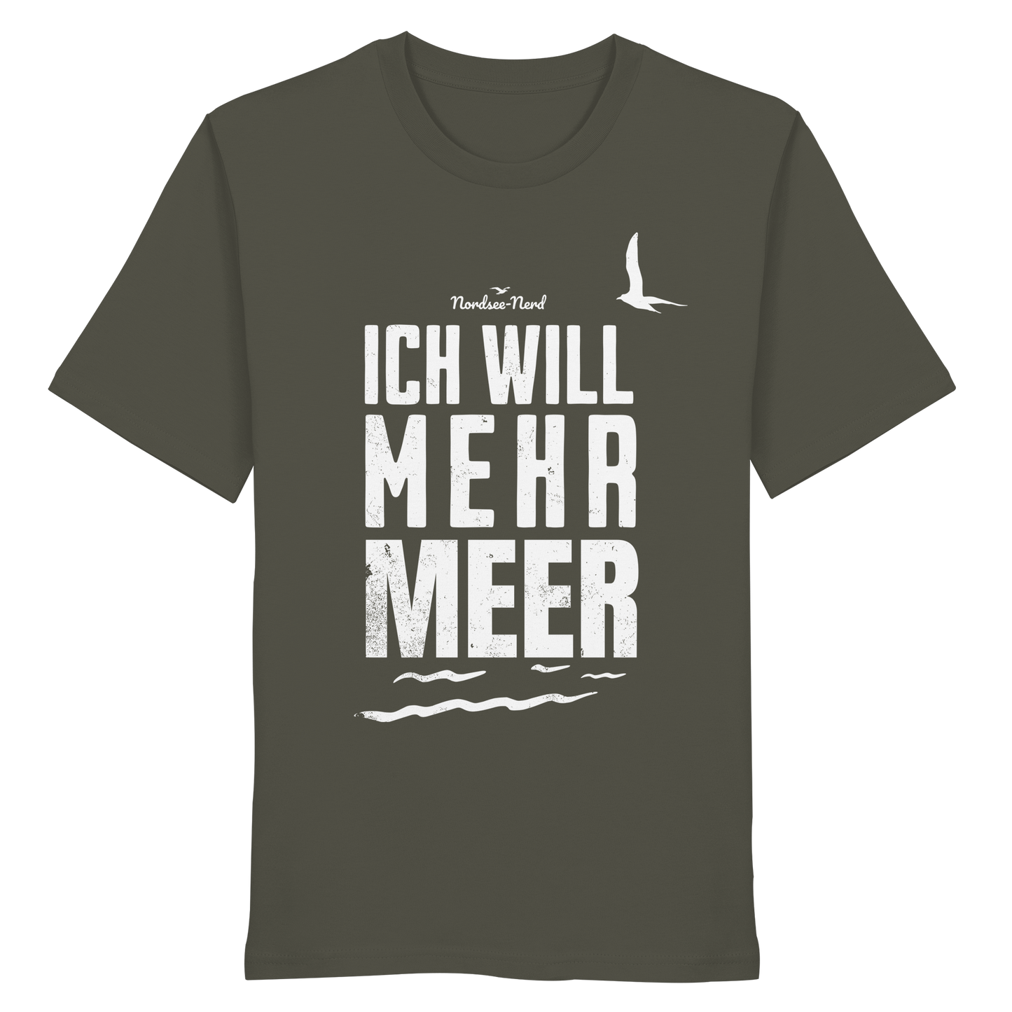 Ich will mehr Meer | Küstenhumor | Unisex Shirt Premium