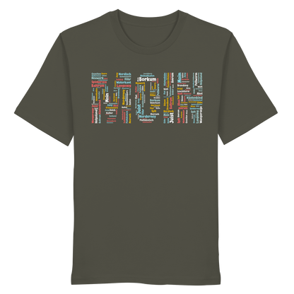 Moin Wortwolke | 100% Bio-Baumwolle | Unisex Shirt Premium