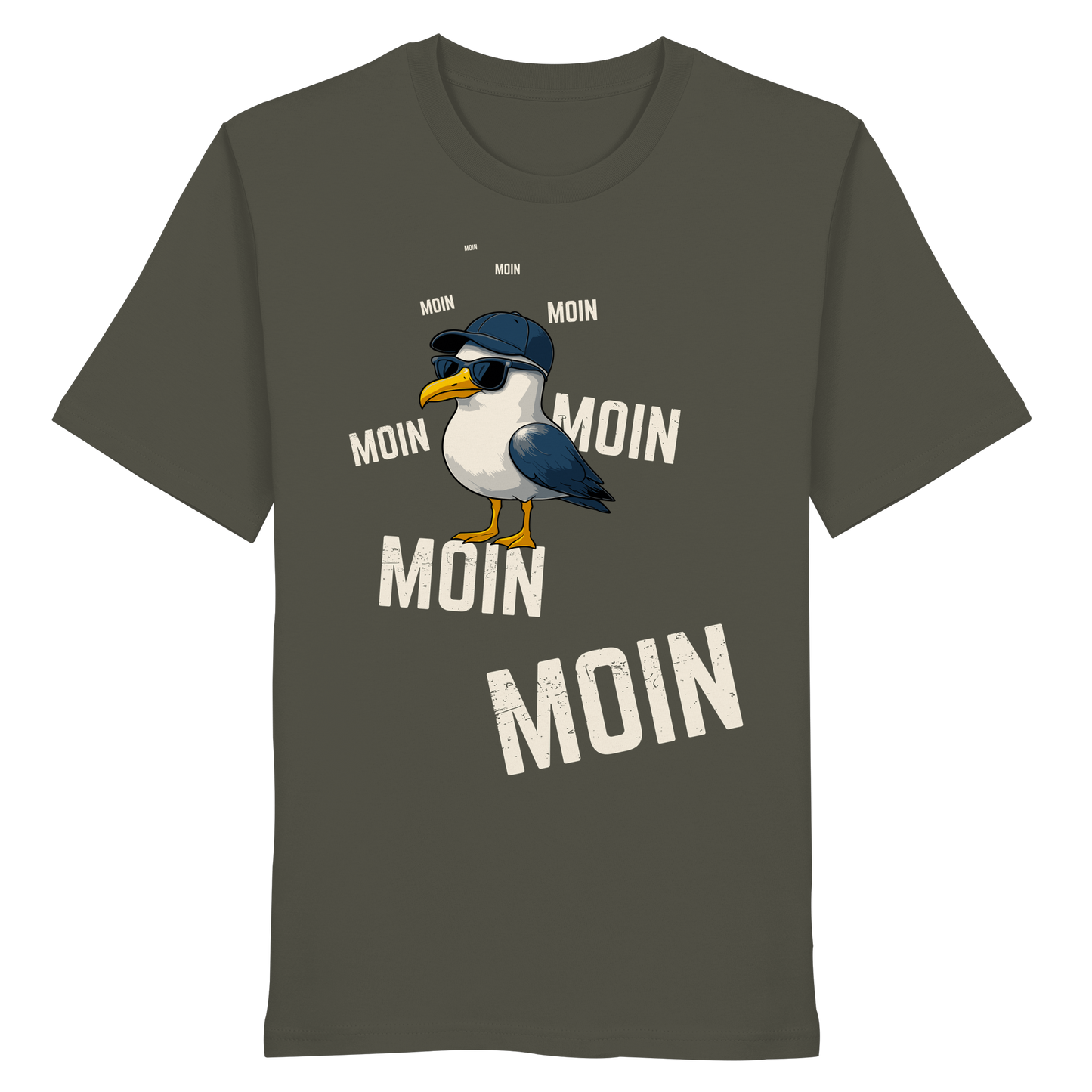 Moin Möwe | Maritimes Lebensgefühl | Unisex Shirt Premium
