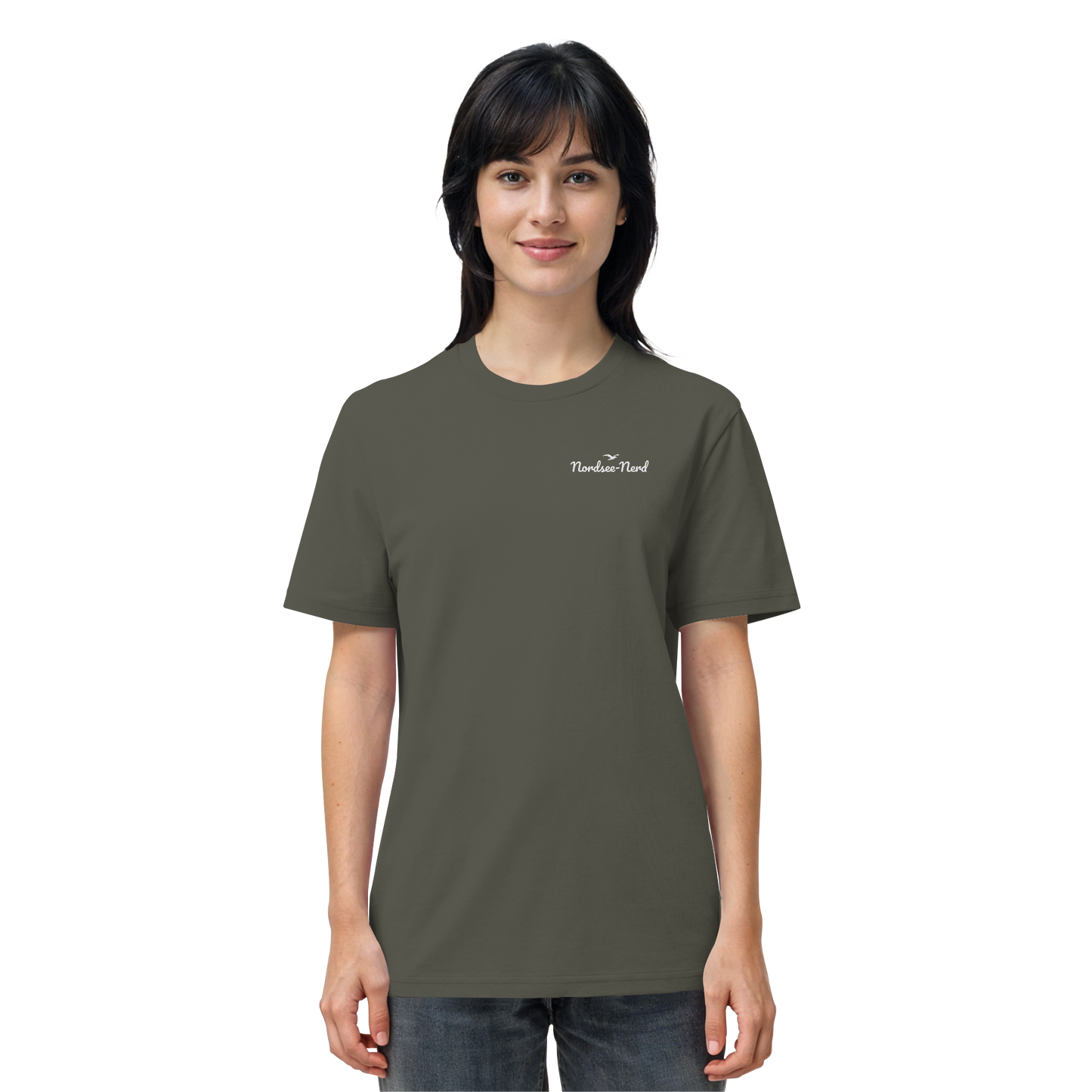 Nordsee-Nerd | Stick-Motiv | Unisex Shirt Premium