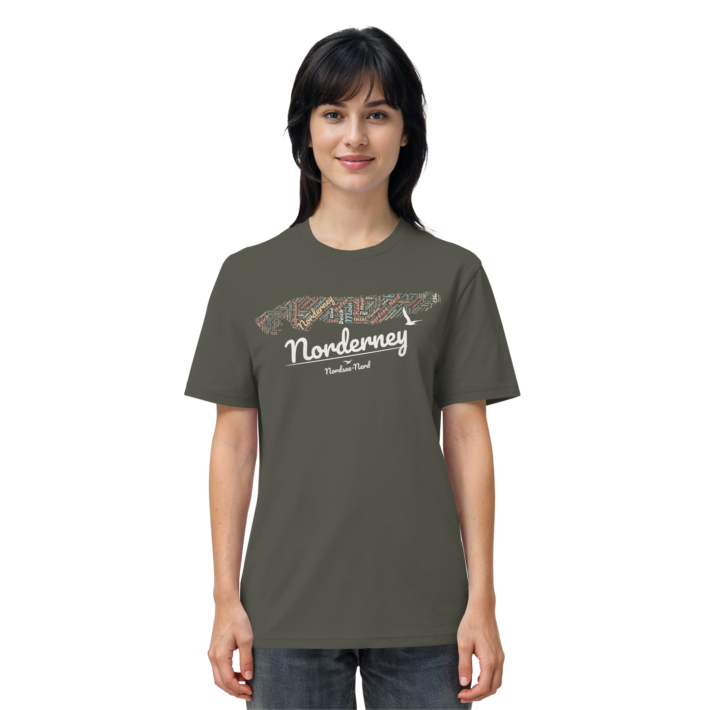 Norderney Wortwolke | 100% Bio-Baumwolle | Unisex Shirt Premium