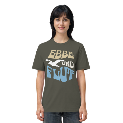 Ebbe & Flut Möwe | Unbeschwertheit genießen | Unisex Shirt Premium