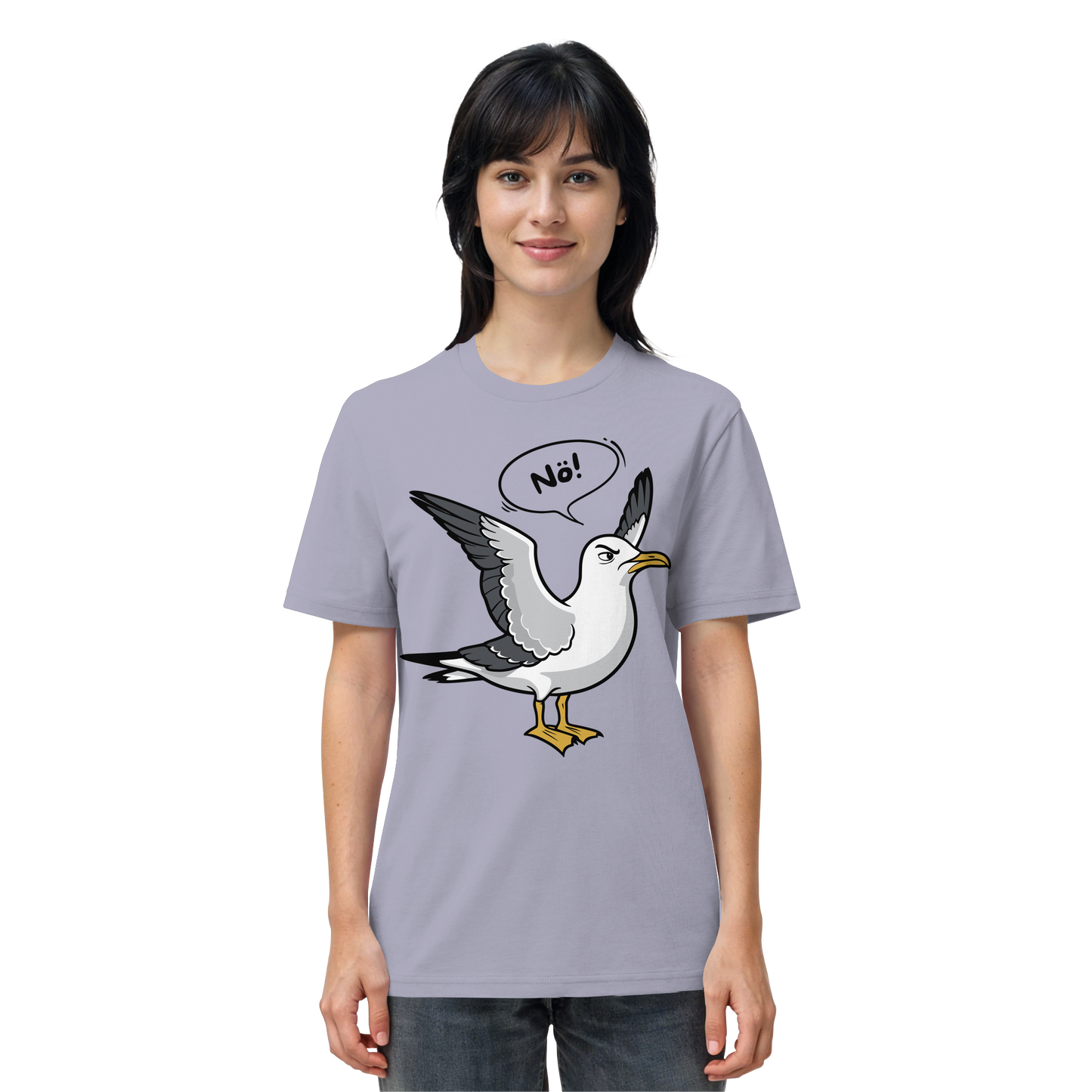 Möwe sagt Nö! | Küstenhumor | Unisex Shirt Premium