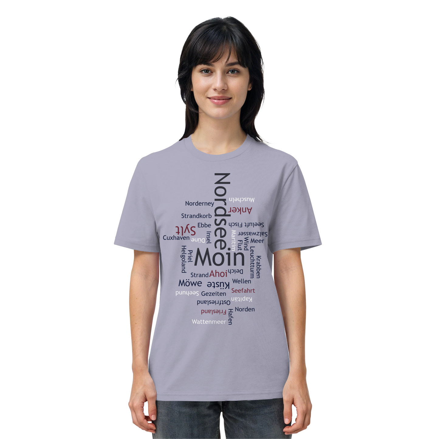 Nordsee Wortwolke | Meeresbrise spüren | Unisex Shirt Premium