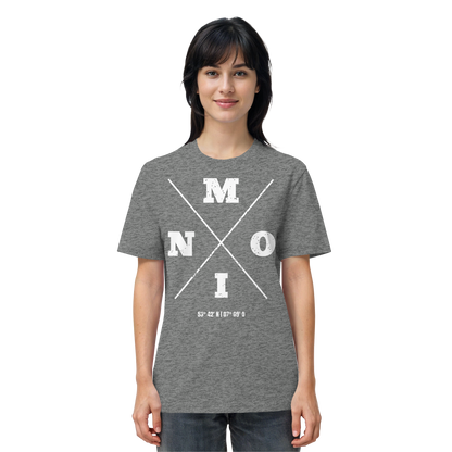 Moin Koordinaten | Heimat im Herzen | Unisex Shirt Premium