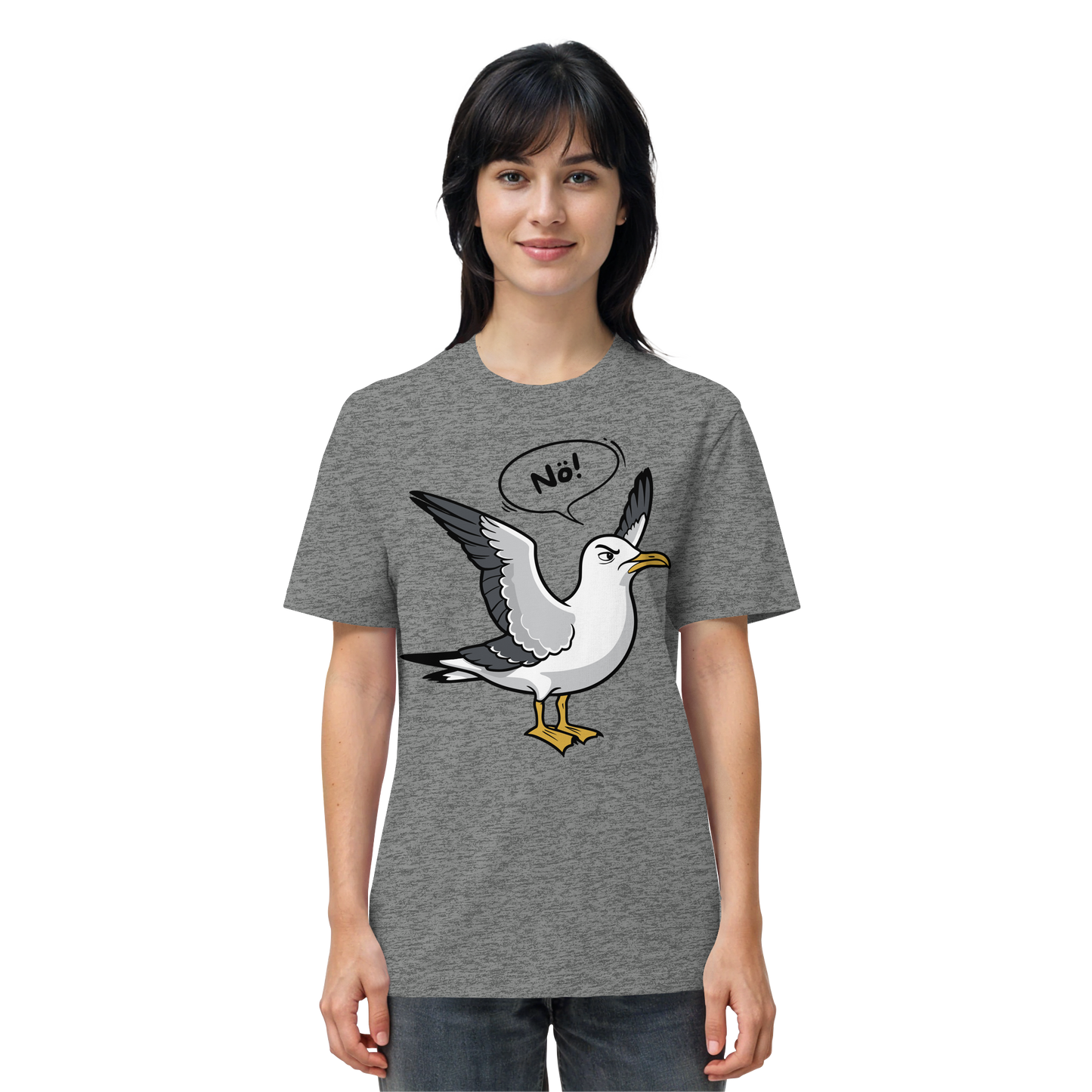Möwe sagt Nö! | Küstenhumor | Unisex Shirt Premium