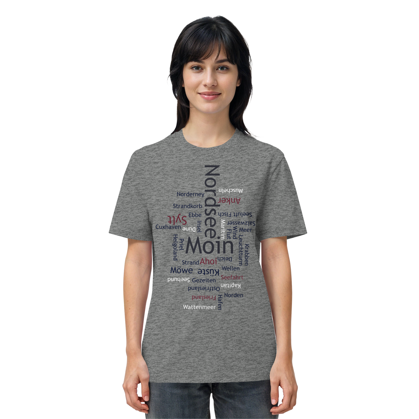 Nordsee Wortwolke | Meeresbrise spüren | Unisex Shirt Premium