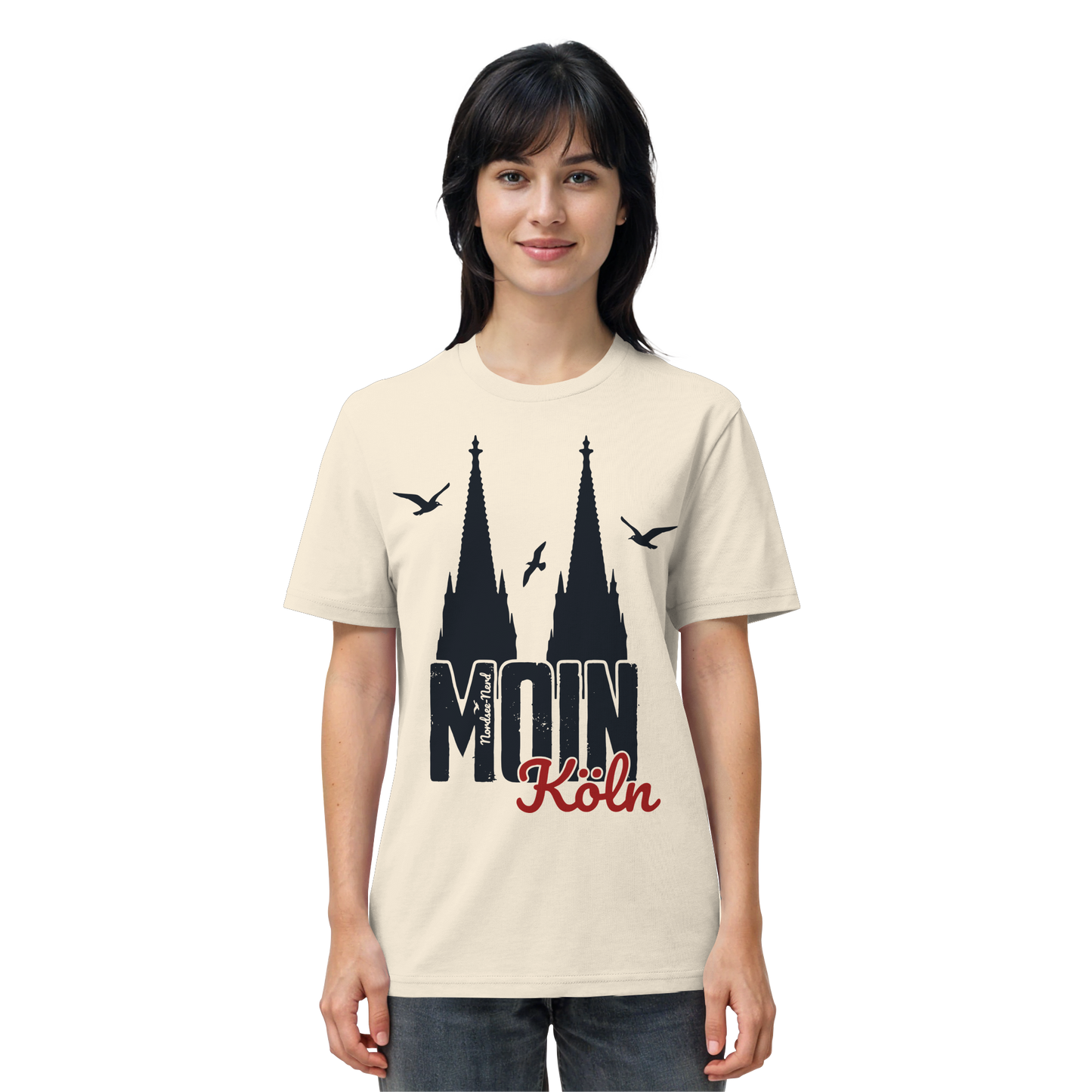 Moin Köln | Gruß von der Küste | Unisex Shirt Premium